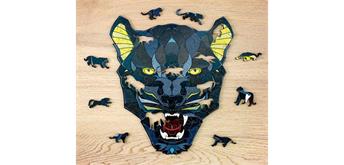 Eco-Wood-Art - Holzpuzzle Panther mit Spieltieren