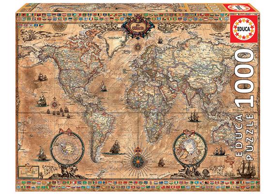 Educa 15159 - Antique World Map 1000 Teile