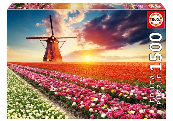 Educa 18465 - Tulips Landscape 1500 Teile