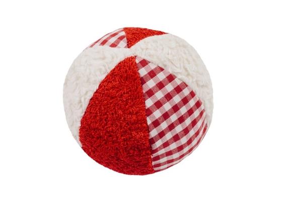 Efie Rassel Ball klein weiss/rot