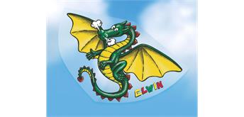Einleiner Drachen Elwin 92 x 62 cm