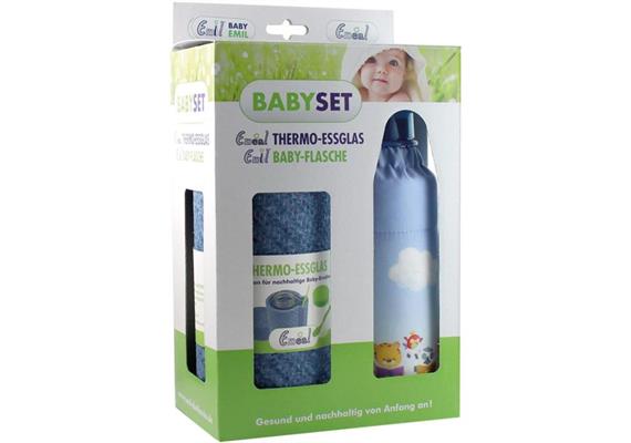 Emil - Baby-Set "Lesefreunde" Babyflasche und Emeal