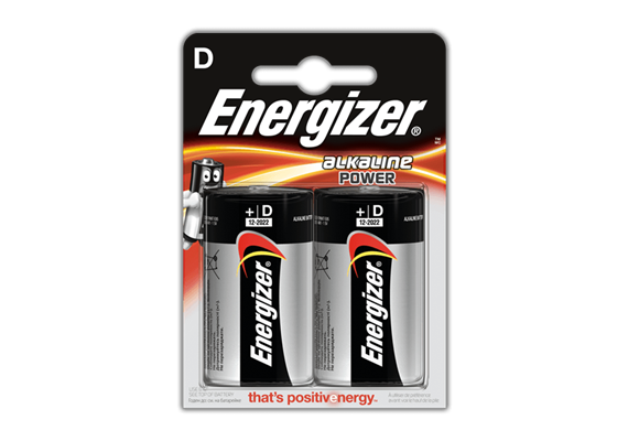 Energizer Batterie Mono D 2er Alkaline Power