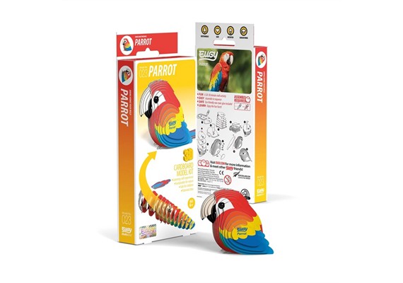 Eugy - 3D 023 Bastelset Papagei