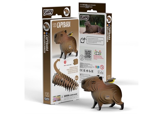 Eugy - 3D 120 Bastelset Wasserschwein - Capybara