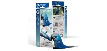 Eugy - 3D 123 Bastelset Blauer Ara