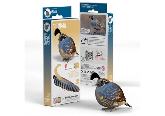 Eugy - 3D 129 Bastelset Wachtel