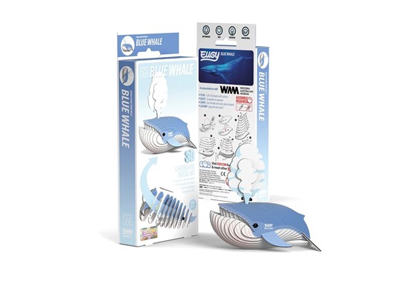 Eugy - 3D Bastelset Blauwal