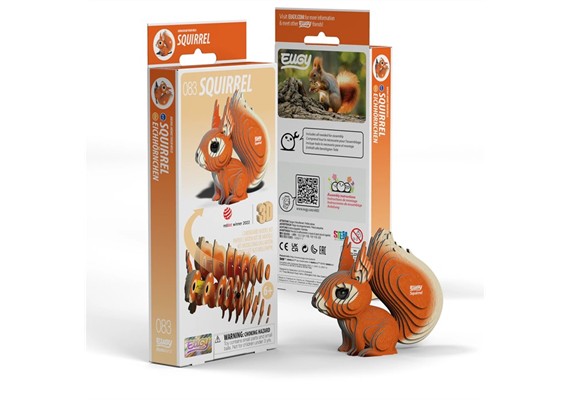 Eugy - 3D Bastelset Eichhörnchen