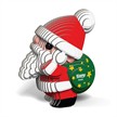 Eugy - 3D Bastelset Weihnachtsmann | Bild 2
