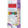 Faber - 10 + 3 Buntstifte Colour Grip - Einhorn