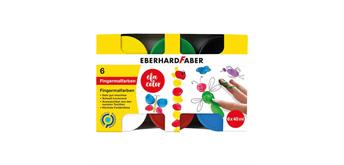 Faber - Fingermalfarben 6 x 40 ml