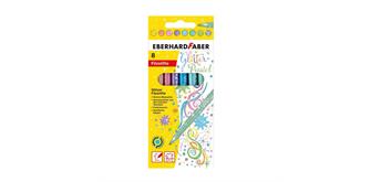 Faber - Glitter Fasermaler Pastell 8er Etui