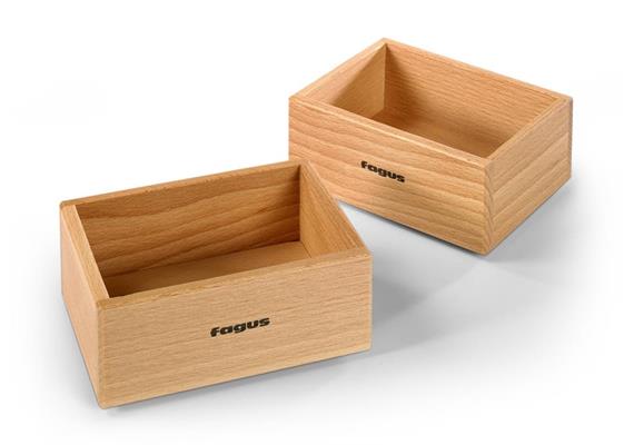 Fagus - neue Stapelbox aus Holz (2er Set)