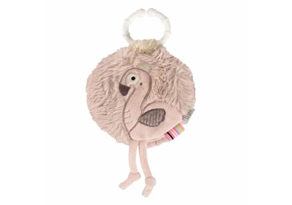 Fehn - Stoffbuch Flamingo rosa