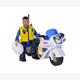 Feuerwehrmann Sam Polizei Motorrad mit Figur