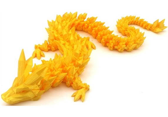 Fidget Dragon 45 cm - Yellow