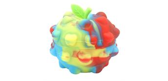Fidget Game - 3D Pop it Apple - 6.5 cm Multi Color
