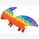 Fidget Game - Pop it Dino XL Rainbow 30 x 18 cm