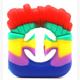 Fidget Game - Pop it - Snapper Rainbow