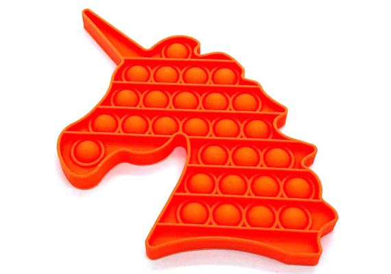 Fidget Game - Pop it Unicorn - Orange