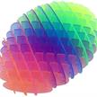 Fidget Worm Morf XL 30 cm Rainbow | Bild 2