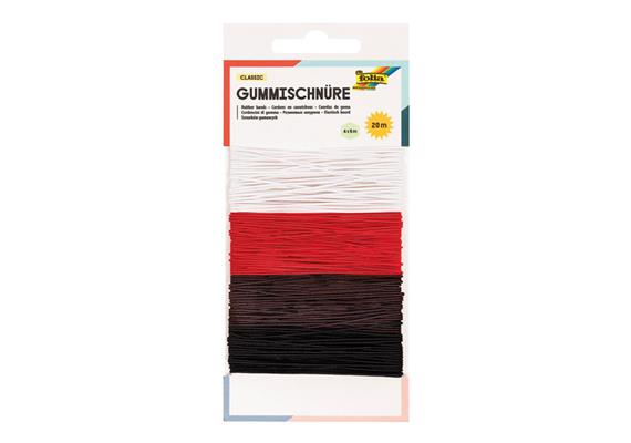 Folia - Gummischnüre-Set mit 4 Farben