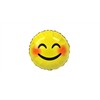 Folienballon Emoji Lächeln ca. 45 cm, ungefüllt