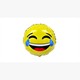 Folienballon Emoji Tränen ca. 45 cm, ungefüllt