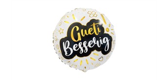 Folienballon Gueti Besserig elegant ca. 45 cm, ungefüllt