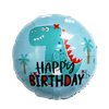 Folienballon Happy Birthday Dino Ø 38 cm