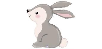 Folienballon Hase Grösse 60 - 100 cm ohne Füllung