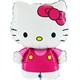 Folienballon Hello Kitty Pink / Fuxia 64 cm ohne Füllung