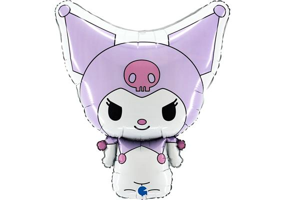Folienballon Kuromi Flieder 61 cm ohne Füllung
