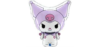Folienballon Kuromi Flieder 61 cm ohne Füllung