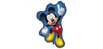 Folienballon Mickey Mouse 60 x 97 cm ohne Füllung