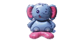 Folienballon Mini Air Sitter Elephant 42 x 37 x 16 cm