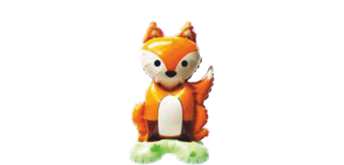 Folienballon Mini Air Sitter Fuchs 49 x 26 x 16 cm