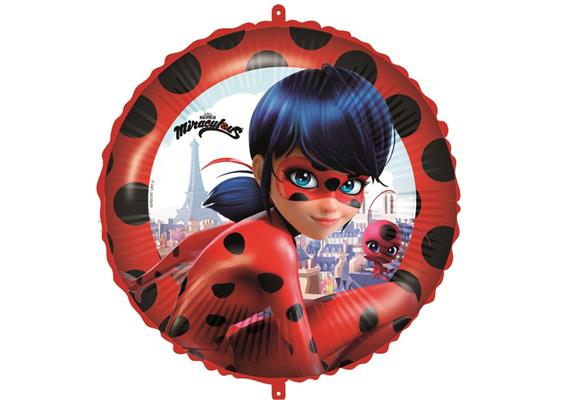 Folienballon Miraculous Ladybug 46 cm ohne Füllung