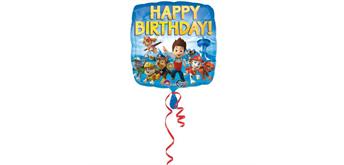 Folienballon Paw Patrol Happy Birthday 71 x 71 cm