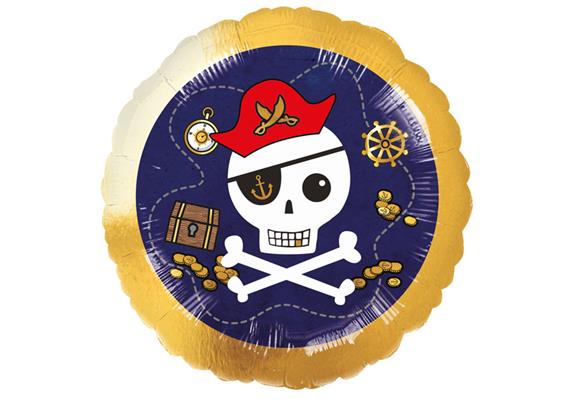 Folienballon Pirates Map, ohne Füllung
