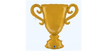 Folienballon Pokal 84 cm ohne Füllung