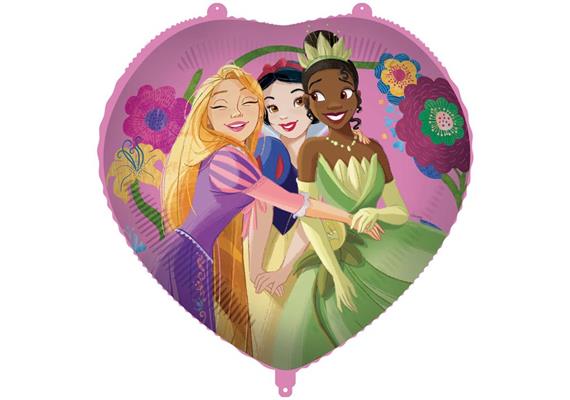 Folienballon Princess - Live your story Herz 46 cm ohne Füllung