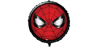 Folienballon Spiderman Gesicht 46 cm ohne Füllung