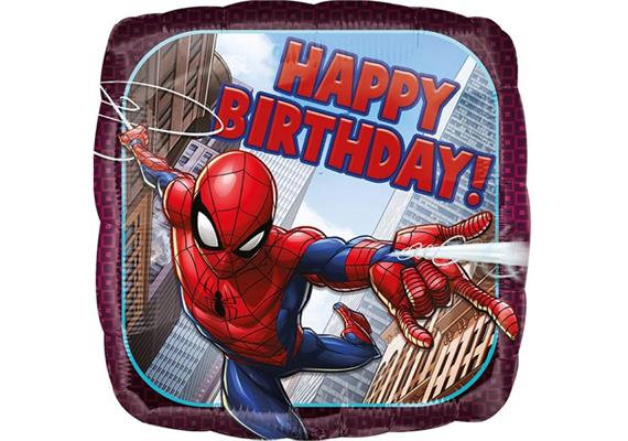 Folienballon Spiderman Happy Birthday