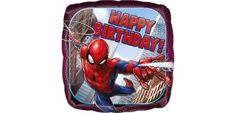 Folienballon Spiderman Happy Birthday