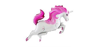 Folienballon Unicorn Pink 106 cm, ohne Füllung