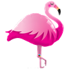 Folienballonfigur Pink Flamingo 117 cm