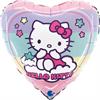 Folienballons Hello Kitty Regenbogen 46 cm ohne Füllung