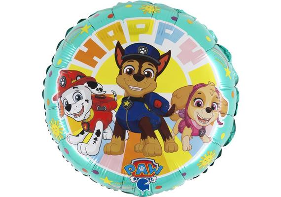 Folienballons Paw Patrol 46 cm ohne Füllung